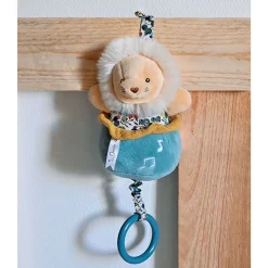 Peluche musicale boh'aime lion
