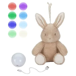 Peluche musicale et lumineuse lapin - newborn