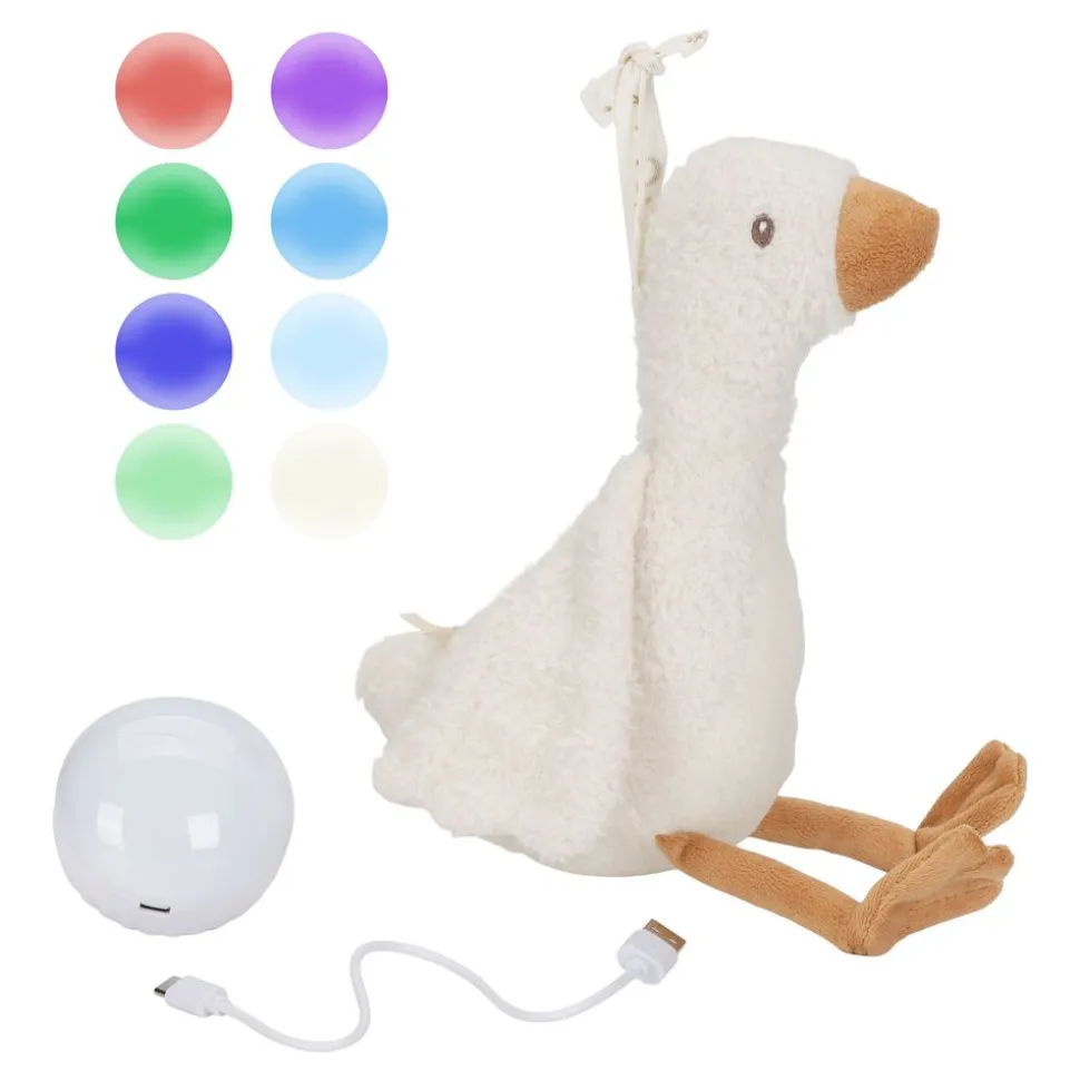 Peluche musicale et lumineuse oie - newborn