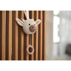 Peluche musicale girafe