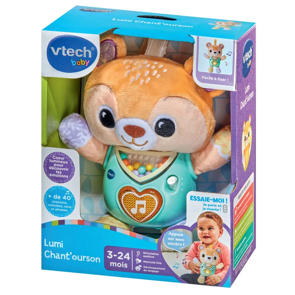 Peluche musicale lumi chant'ourson