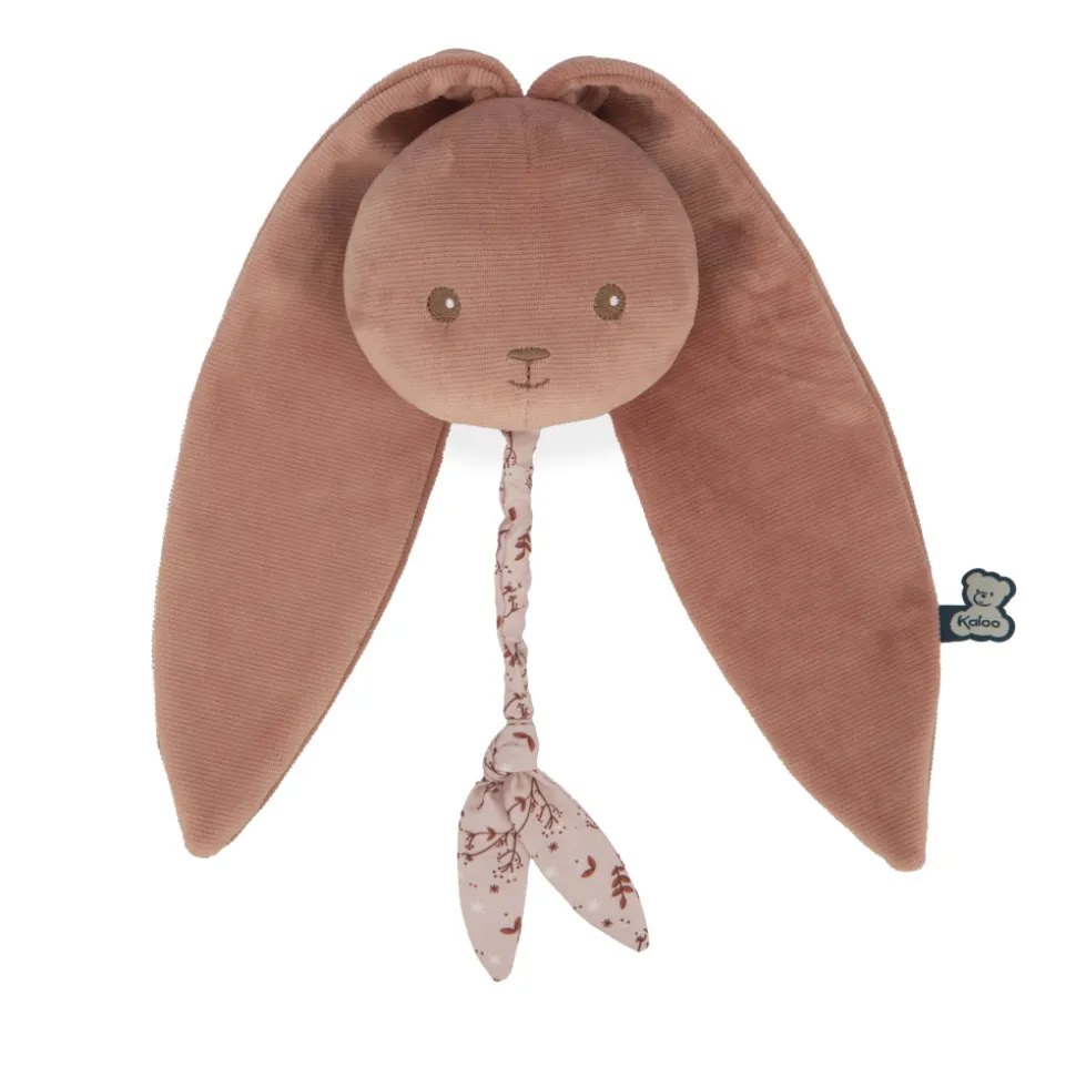 Peluche musicale nomade lapin terracotta