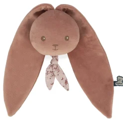 Peluche musicale nomade lapin terracotta