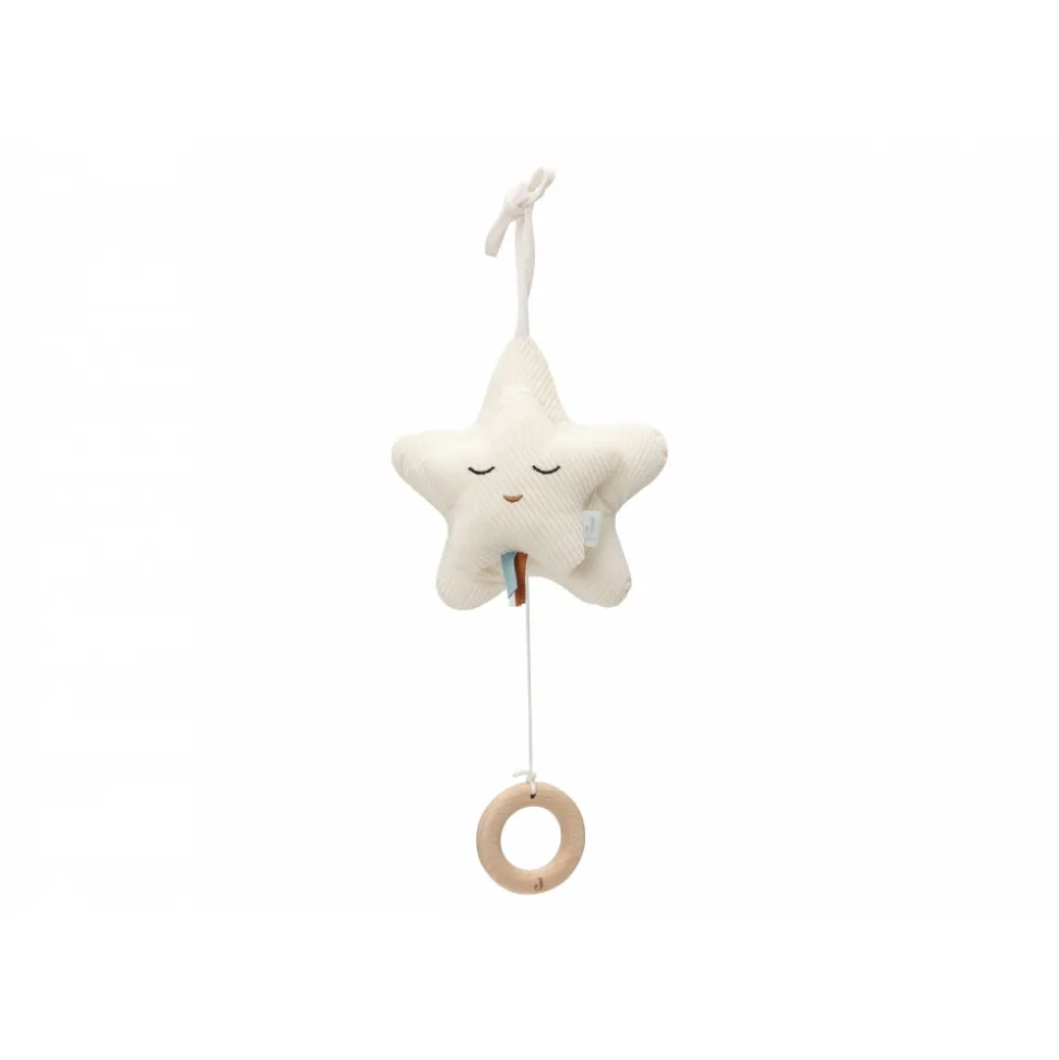 Peluche musicale étoile ivoire