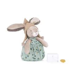 Peluche musicale trois petits lapins - lapin