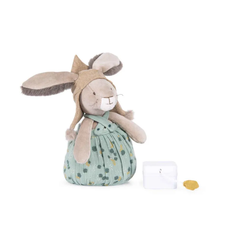 Peluche musicale trois petits lapins - lapin