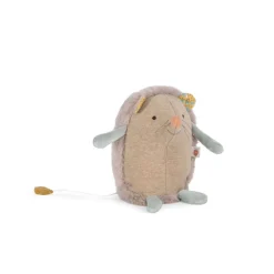 Peluche musicale trois petits lapins - hérisson