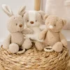 Peluche musical teddy bouclette ours caramel