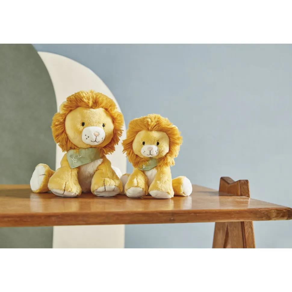 Peluche nougat le lion - 17 cm