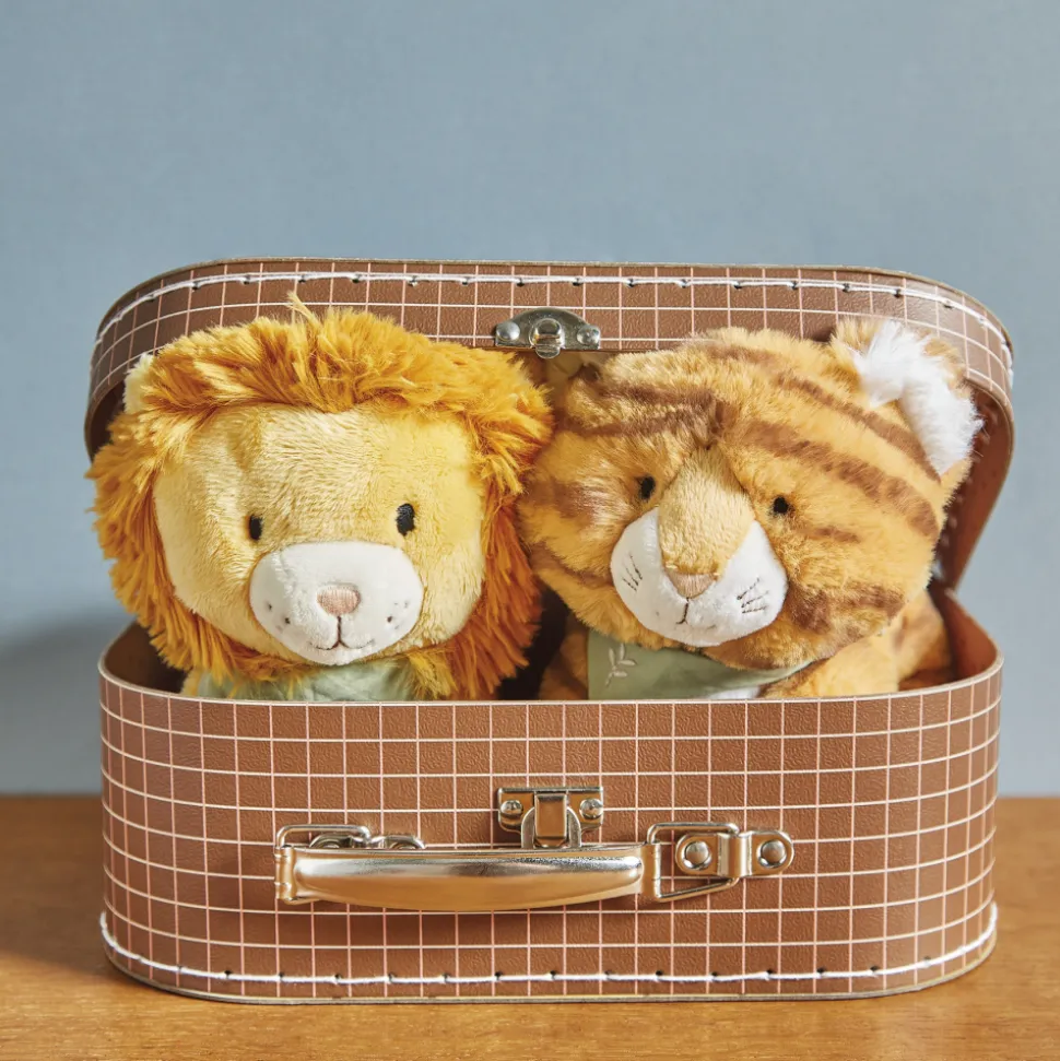 Peluche nougat le lion - 17 cm