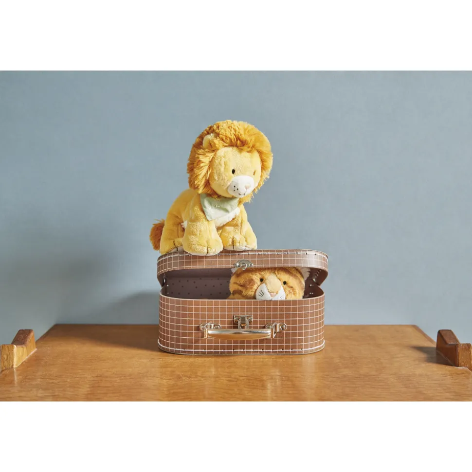 Peluche nougat le lion - 17 cm