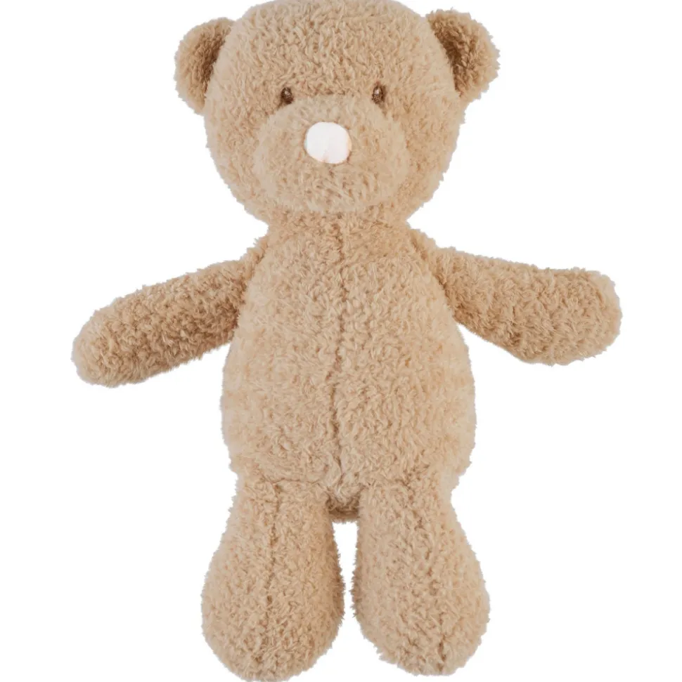 Peluche ours bouclette 30cm caramel teddy bouclette