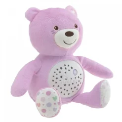Peluche ourson projecteur first dream rose