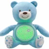 Peluche ourson projecteur first dream bleu