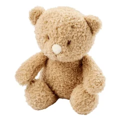 Peluche ours teddy bouclette 24cm caramel