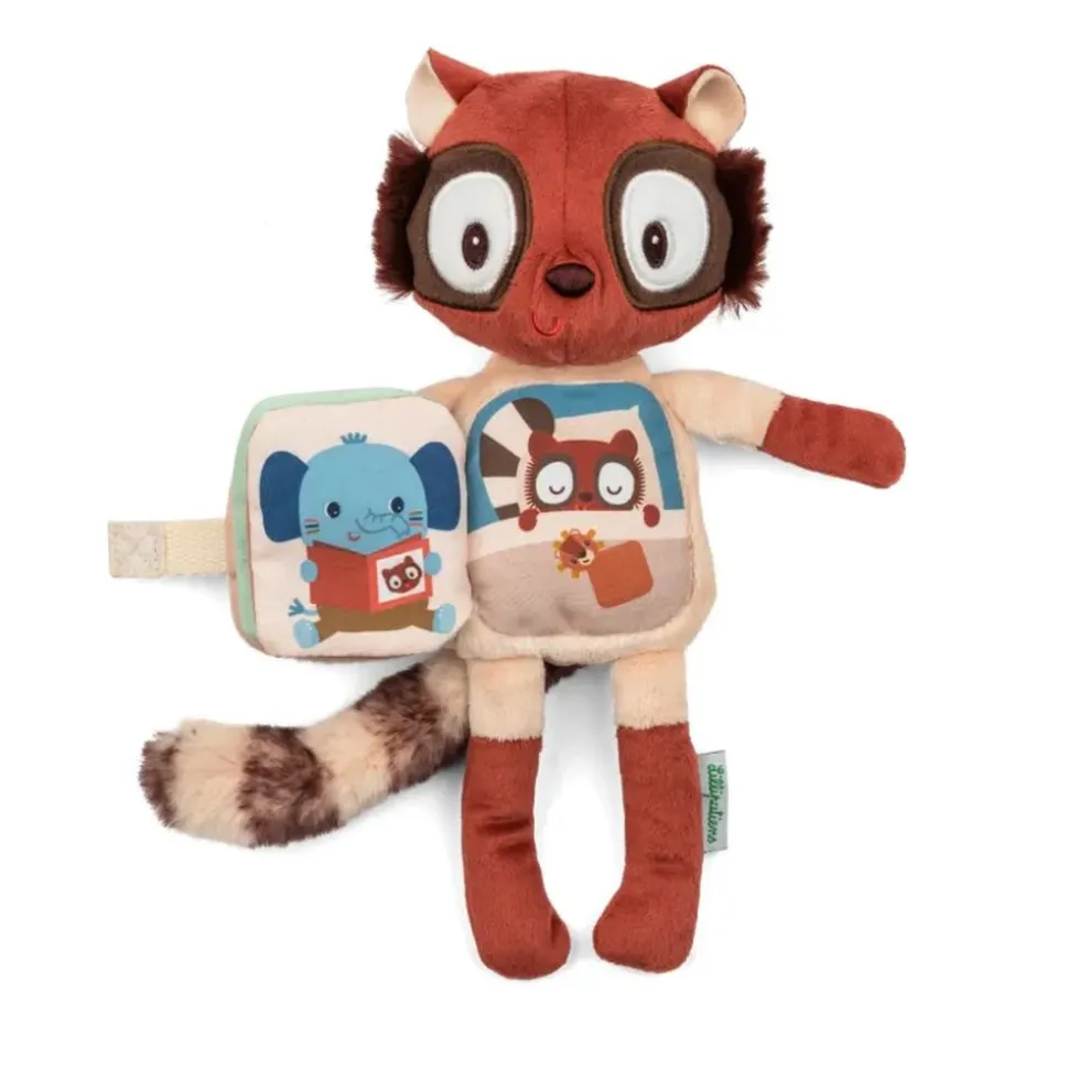 Peluche phosphorescente avec livre en tissu elvis