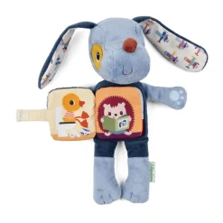 Peluche phosphorescente avec livre en tissu jules