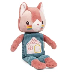 Peluche phosphorescente avec livre en tissu jeanne