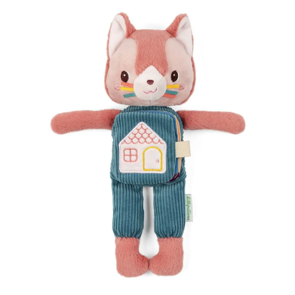 Peluche phosphorescente avec livre en tissu jeanne