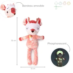 Peluche phosphorescente stella ami de la nuit