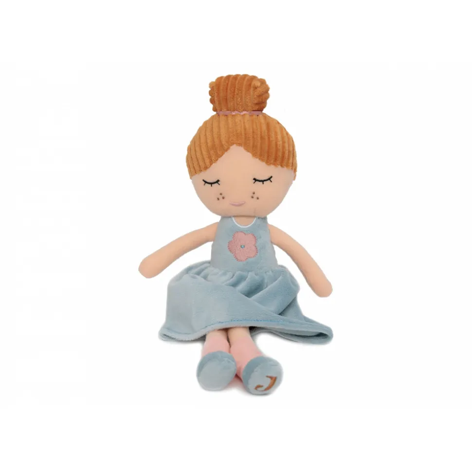 Peluche poupée rose