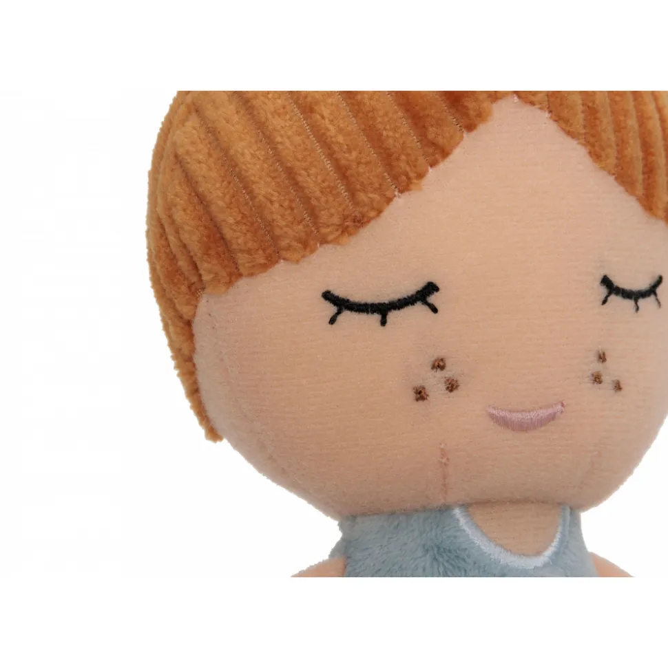 Peluche poupée rose