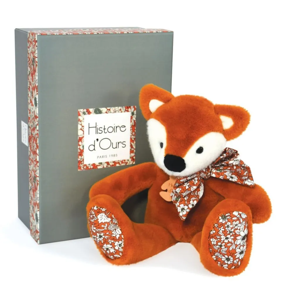 Peluche renard copains câlins 25 cm