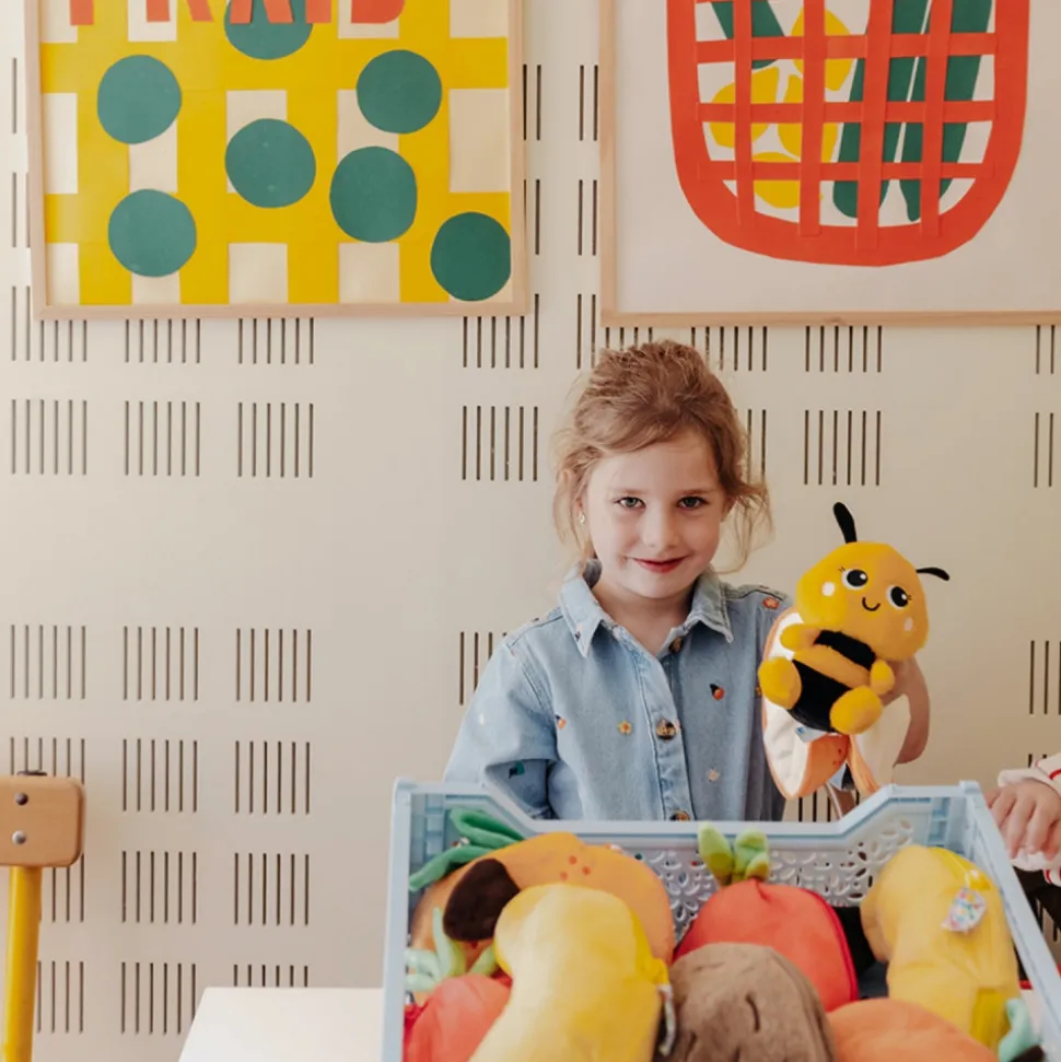 Peluche réversible flipetz abeille et clémentine