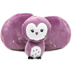 Peluche réversible flipetz chouette et fraise
