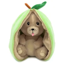 Peluche réversible flipetz chien et pomme