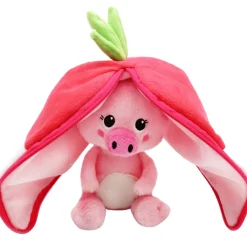 Peluche réversible flipetz cochon et radis