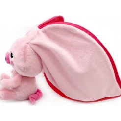 Peluche réversible flipetz cochon et radis