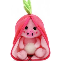 Peluche réversible flipetz cochon et radis