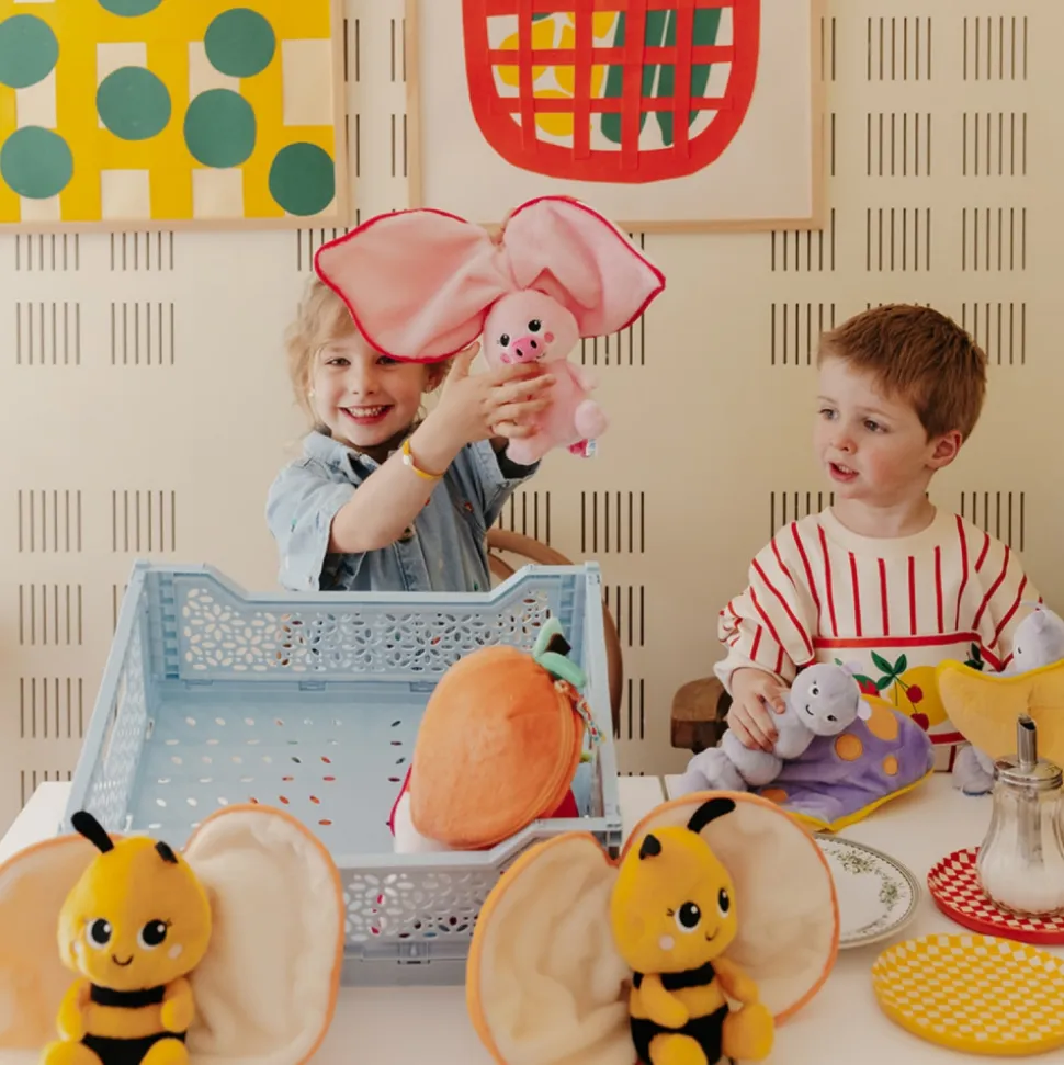 Peluche réversible flipetz cochon et radis
