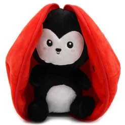 Peluche réversible flipetz coccinelle et tomate