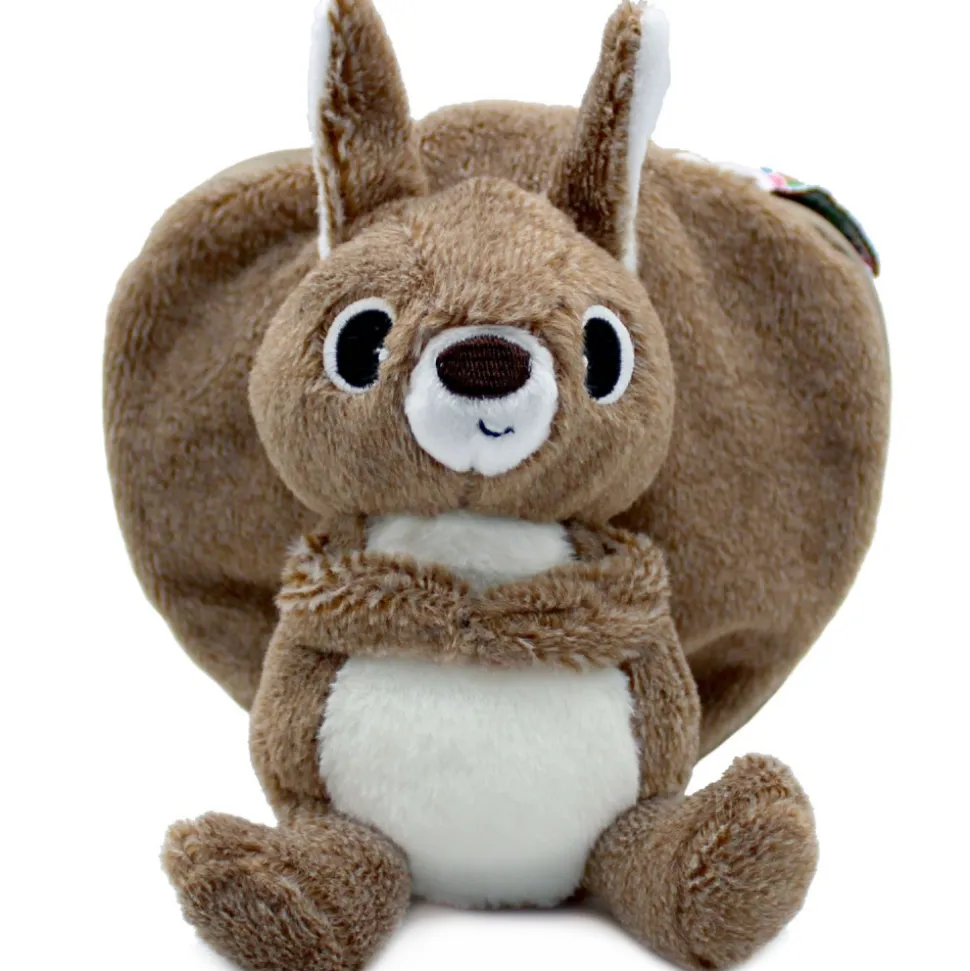Peluche réversible flipetz écureuil & gland