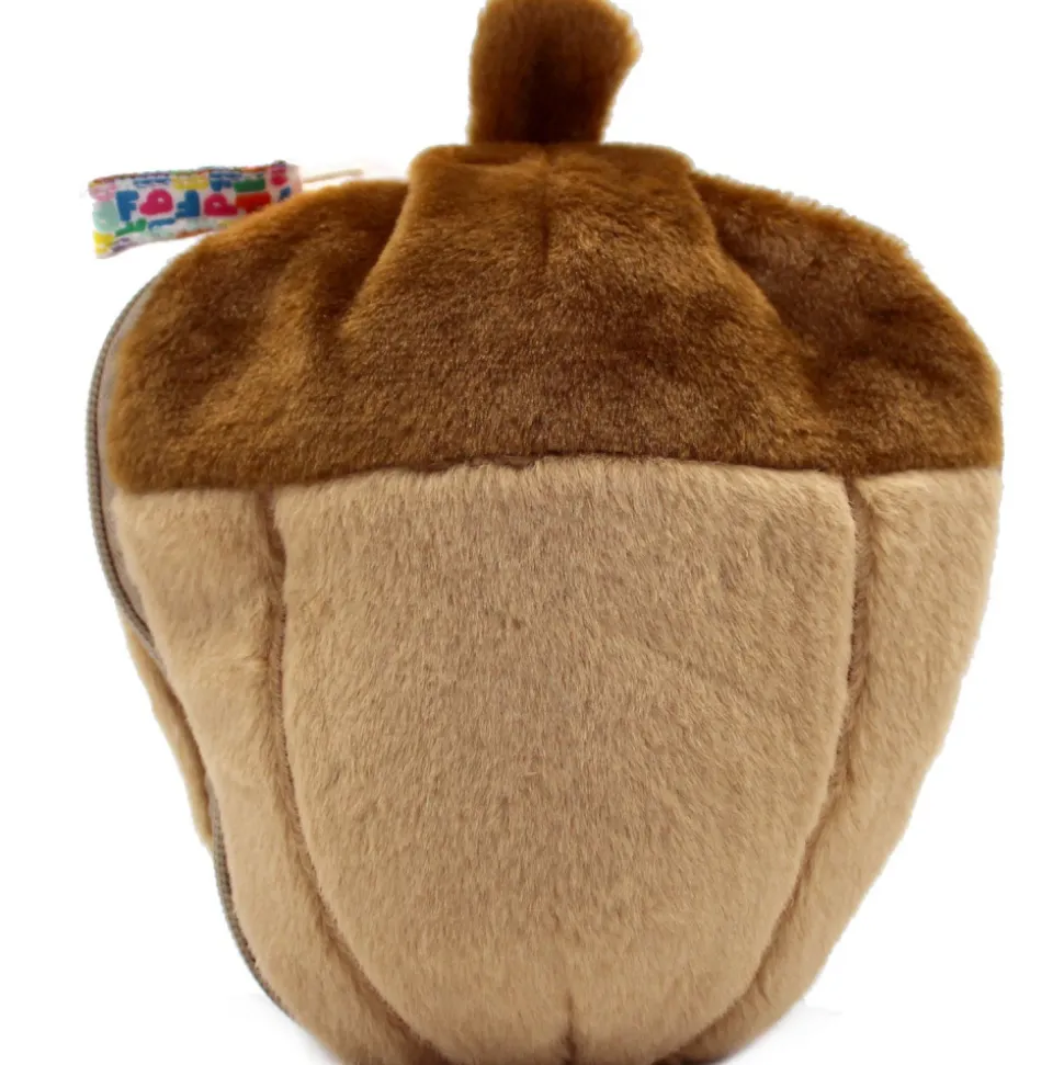 Peluche réversible flipetz écureuil & gland