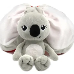 Peluche réversible flipetz koala & framboise