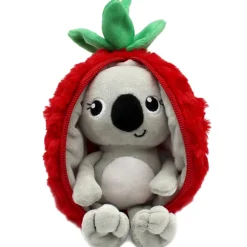 Peluche réversible flipetz koala & framboise