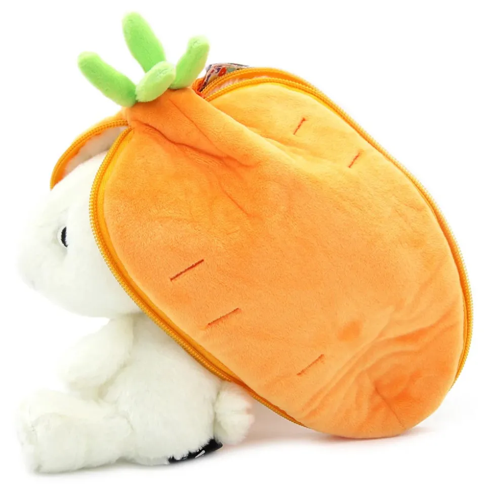 Peluche réversible flipetz lapin et carotte