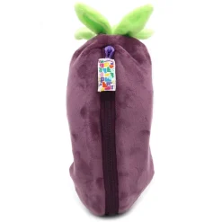 Peluche réversible flipetz éléphant et aubergine