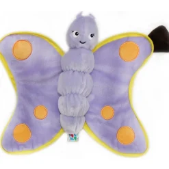 Peluche réversible flipetz papillon et banane