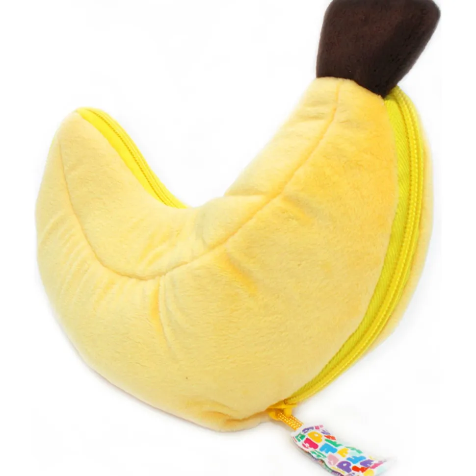 Peluche réversible flipetz papillon et banane