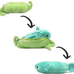 Peluche réversible flipetz poisson & pois
