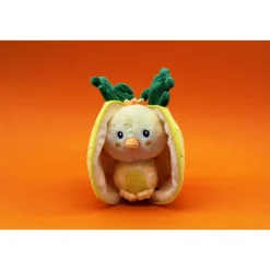 Peluche réversible flipetz poussin et ananas
