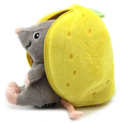 Peluche réversible flipetz souris et citron