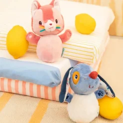 Peluche sonore culbuto jeanne le chat