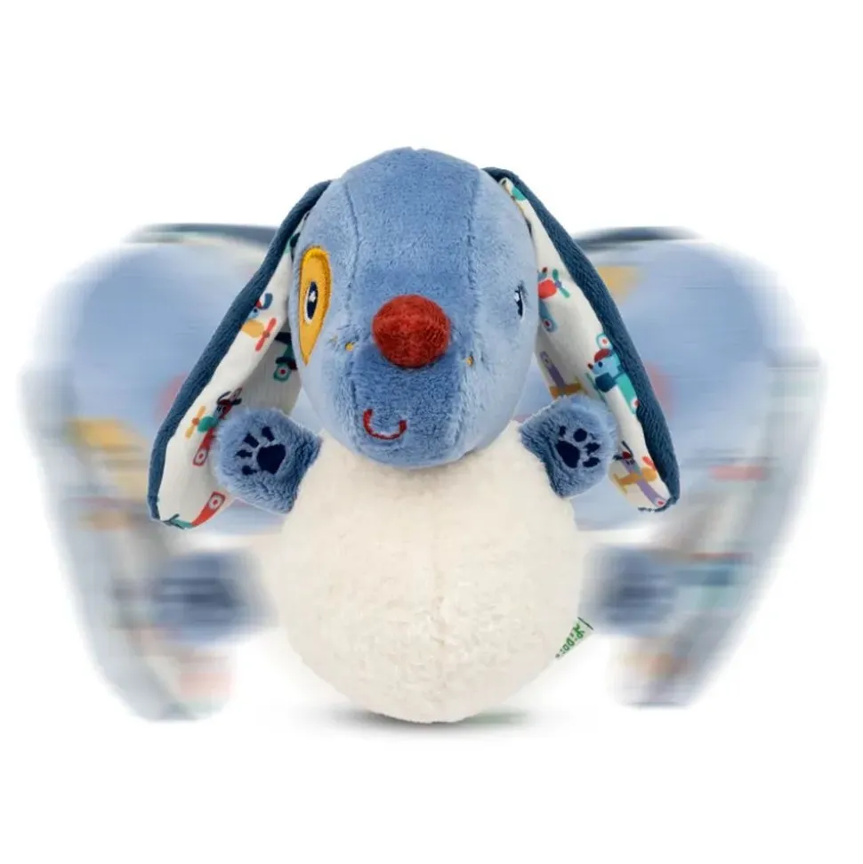 Peluche sonore culbuto jules le chien