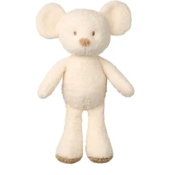 Peluche souris bouclette 30cm écruteddy bouclette