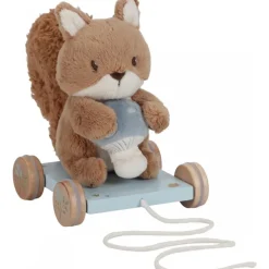 Peluche à tirer écureuil fsc - forest friends
